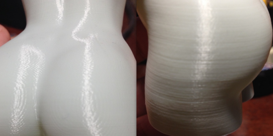 Неравномерность слоев - механика или пластик?