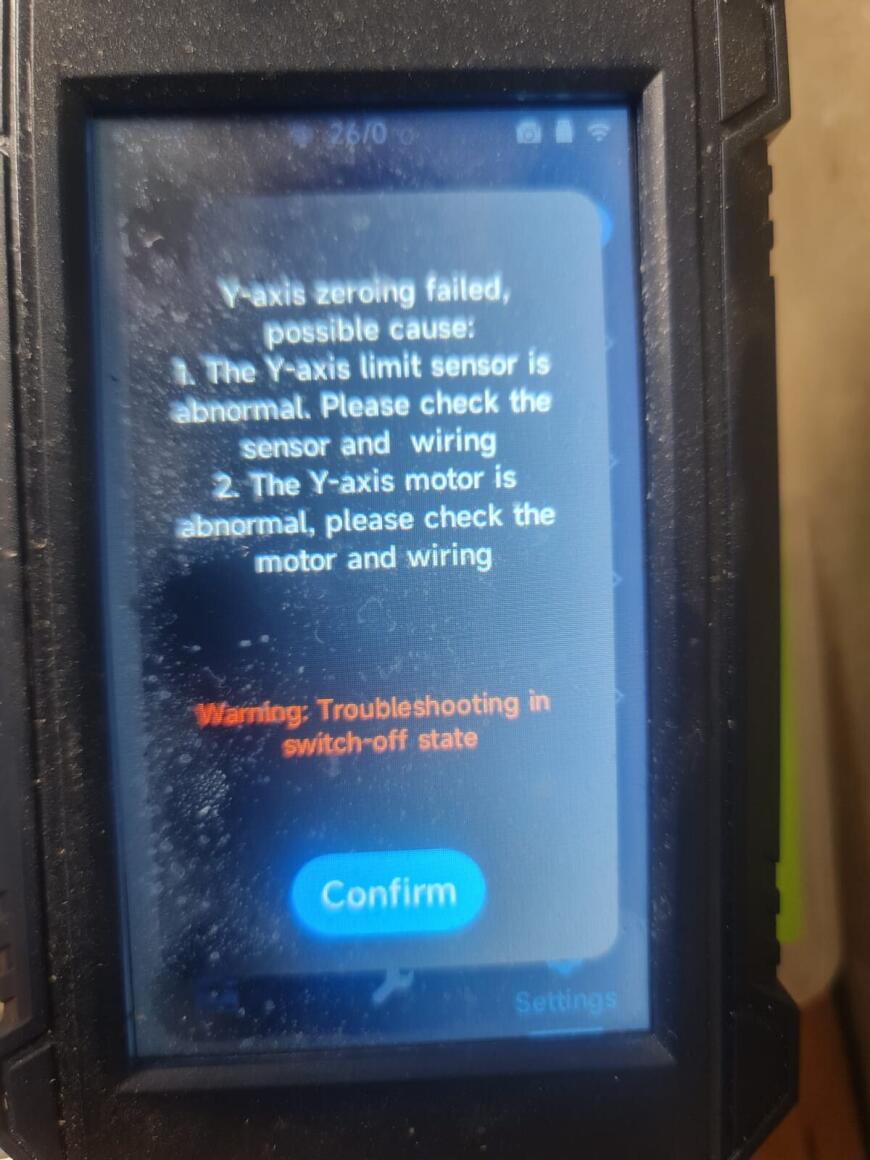 сбой работы Y-оси Anycubic cobra max 2 сбой работы Y-оси Anycubic cobra max 2