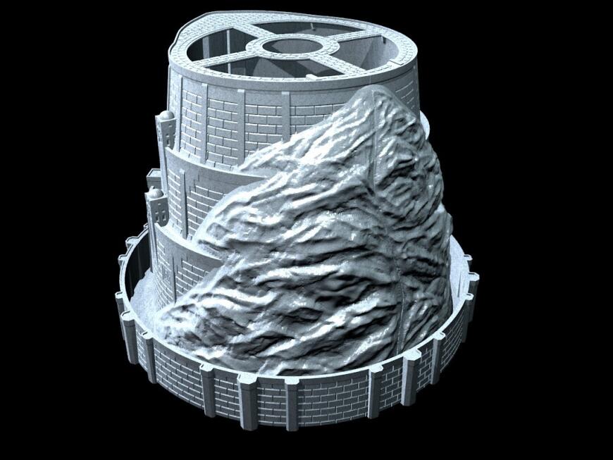 Минас Тирит (Minas Tirith). Кашпо для растений