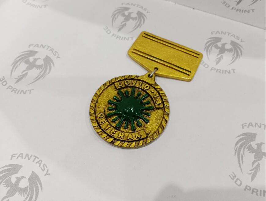 Значок Ветеран короновируса