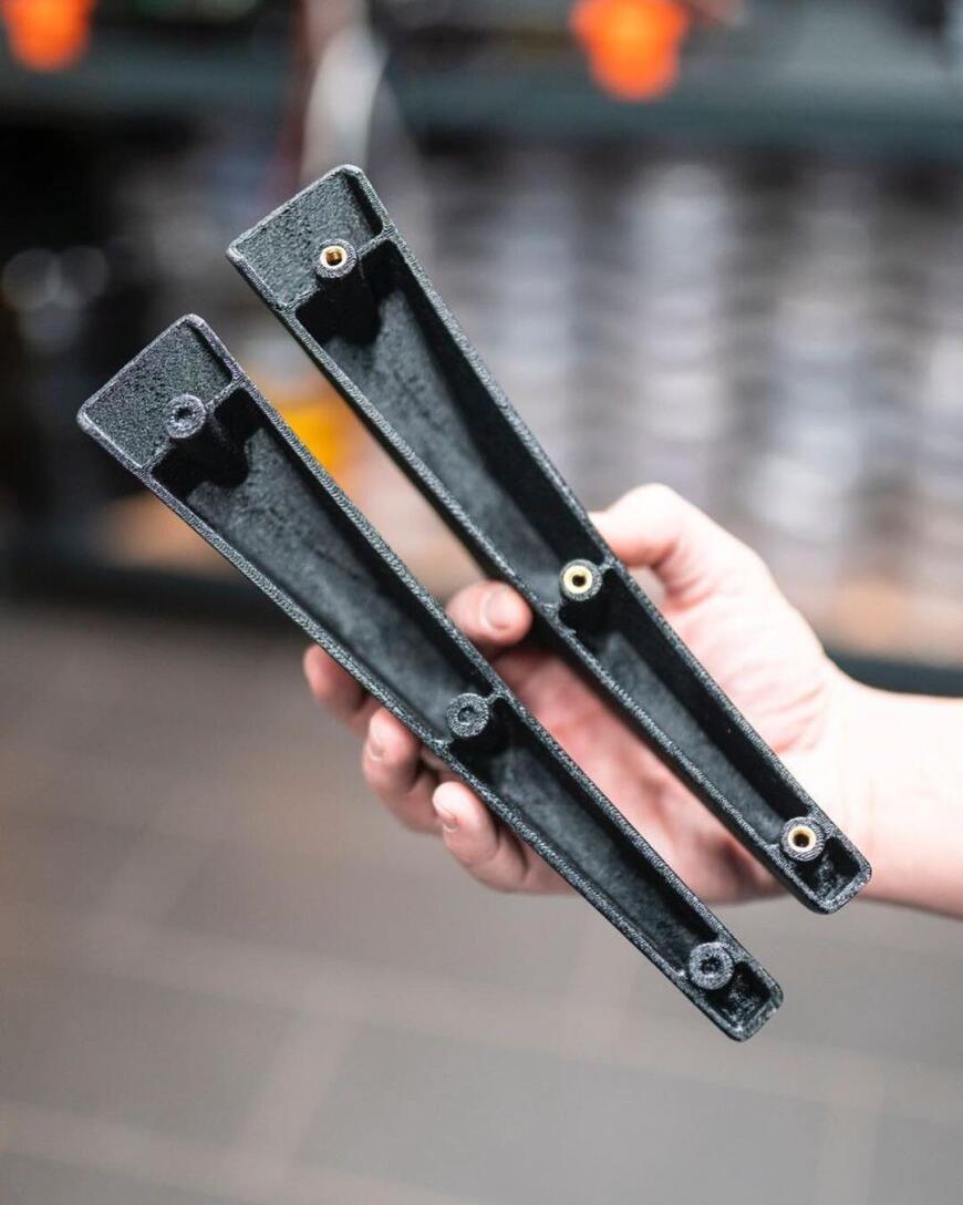 Напечатанные дефлекторы по скану, без моделирования.