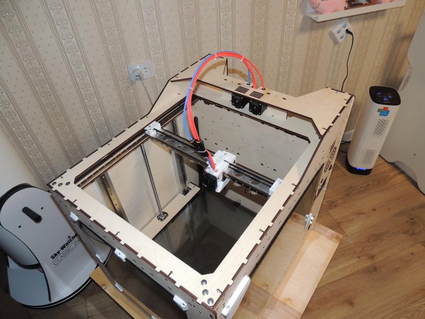 -3DP-BCoreXY- широкоформатный принтер под тяжелую печать. Электроника. Обкатка. Финал