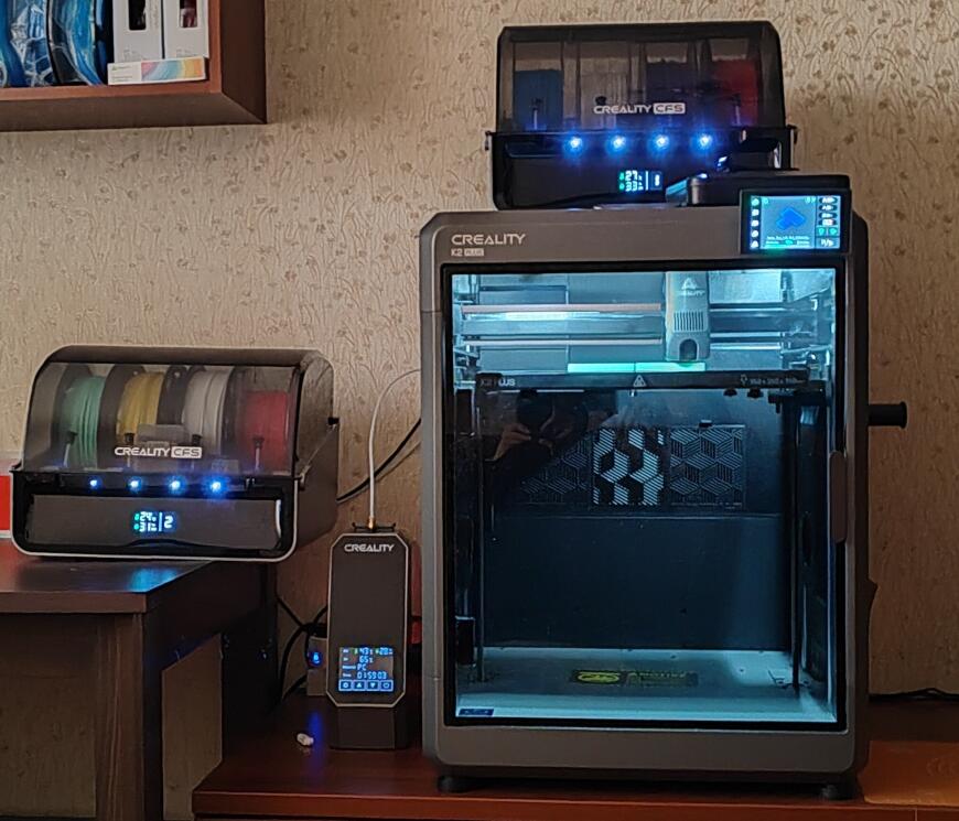 Опыт эксплуатации Creality K2 Plus CFS