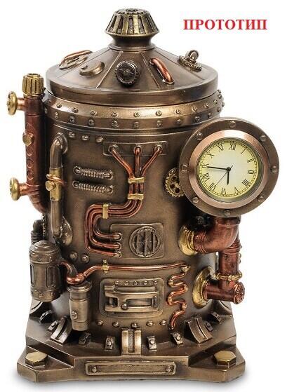 Steampunk часы, копилка и стакан для ручек