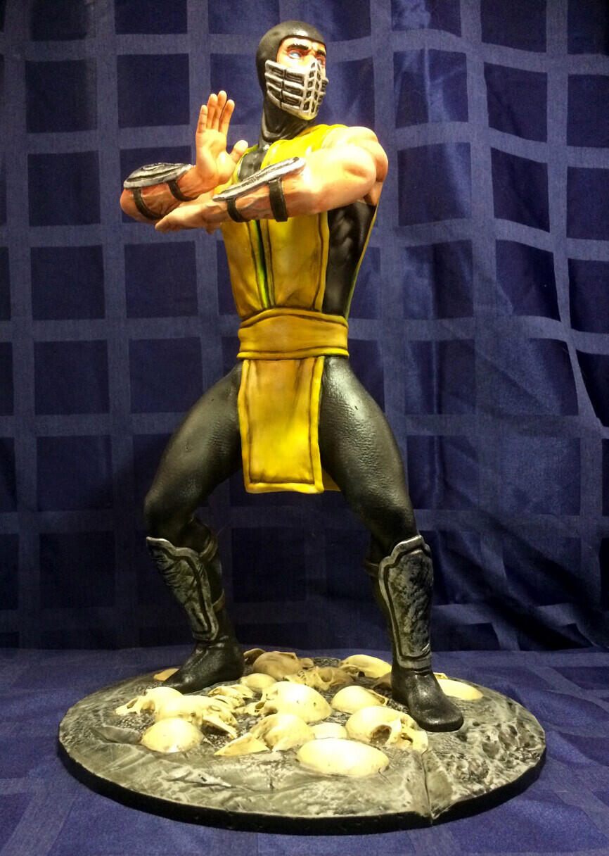 Scorpion 1995 mortal kombat for 3d print STL