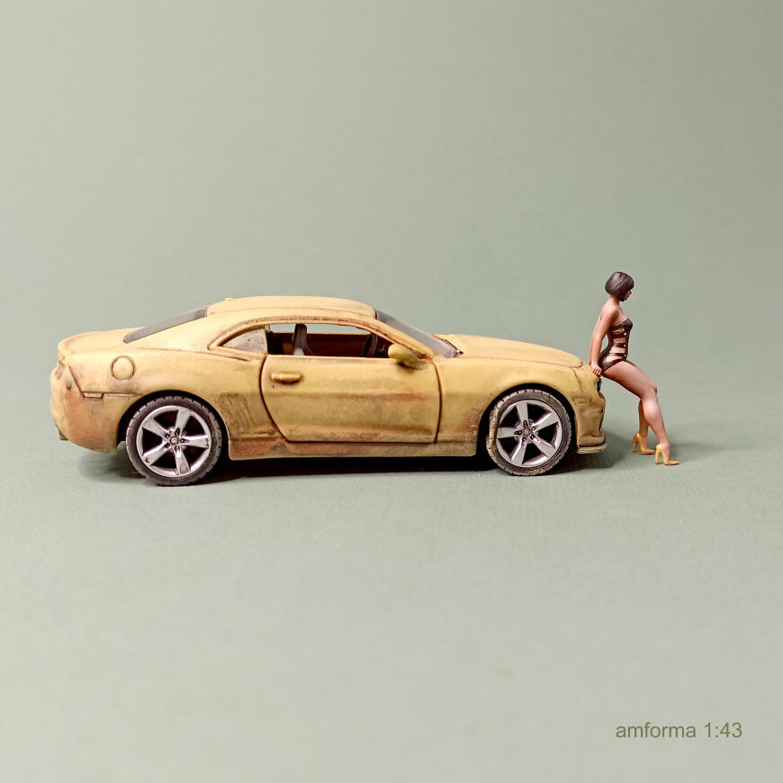 Посиделки на капоте.