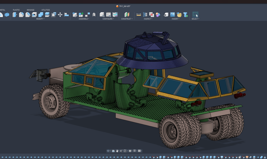 TIV-1: как я воссоздавал знаменитую машину для охоты за торнадо в 3D