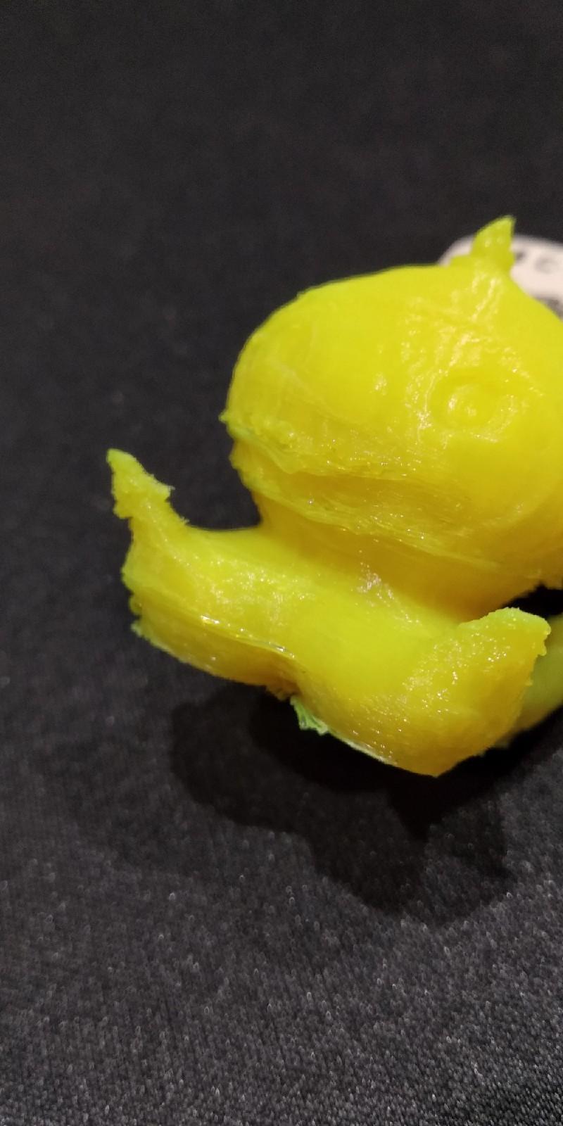 Проблема с 3д печатью навесных частей модели