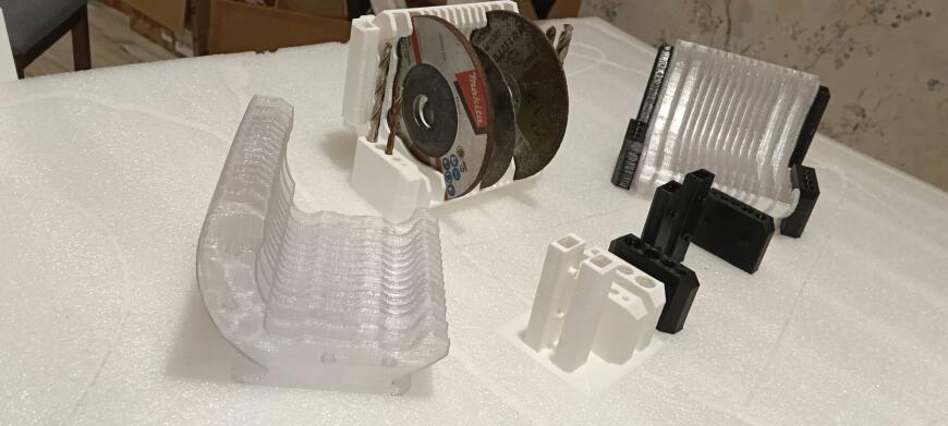 Рестайлинг органайзера дисков УШМ 125мм Рестайлинг органайзера дисков УШМ 125мм