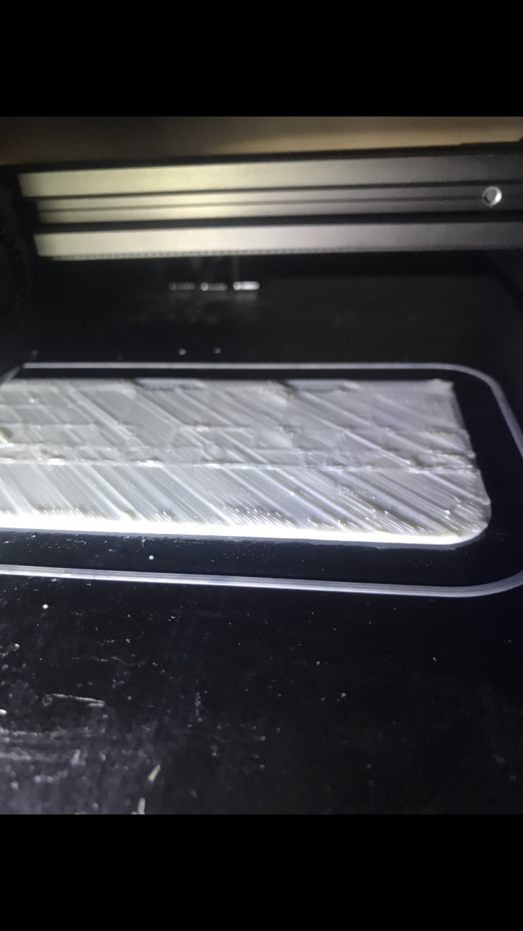 Дефект при печати плоскости на ender 3 pro