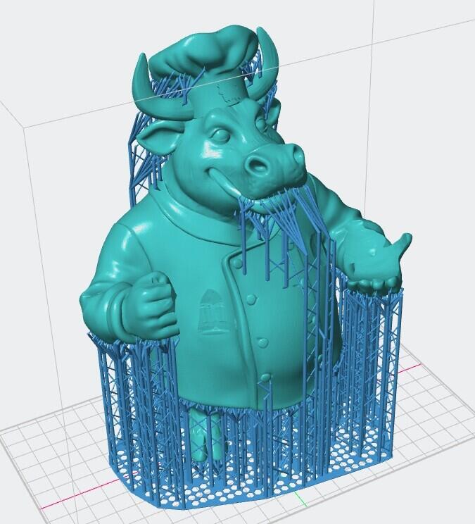 Как я быка распечатал.