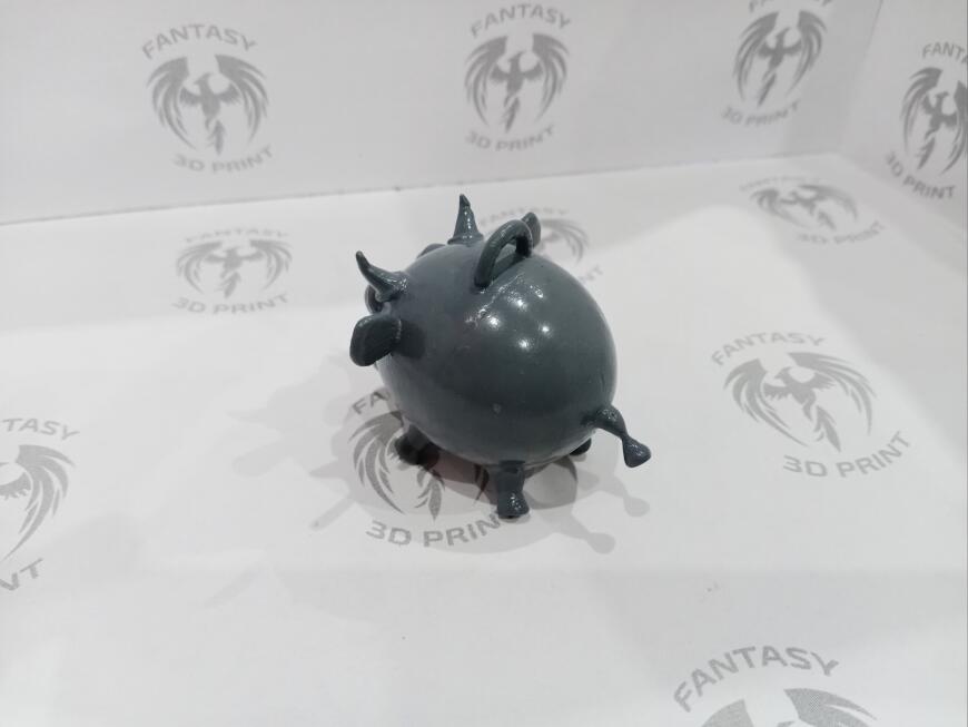 Коровка - ёлочный шарик