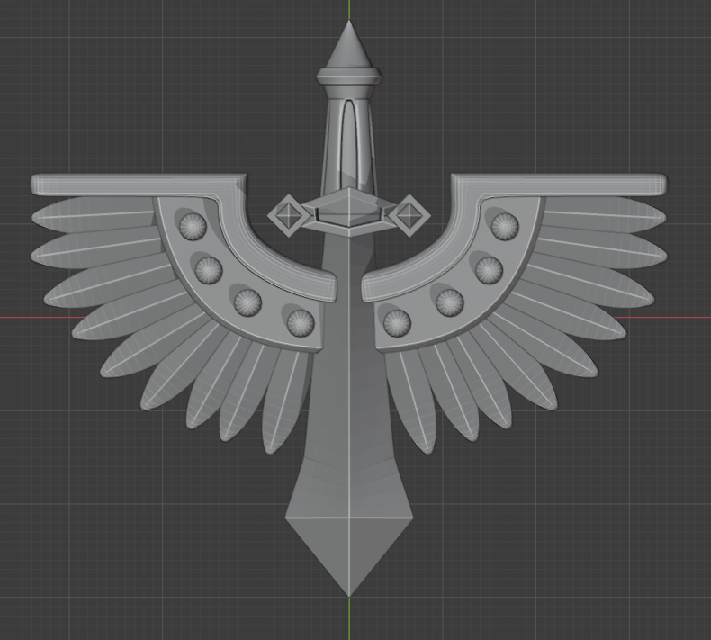 Значок Темных Ангелов из Warhammer 40000