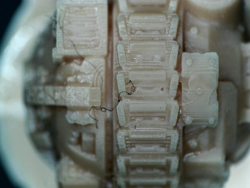 Микроскопные фото с 5.5 4к моно печати