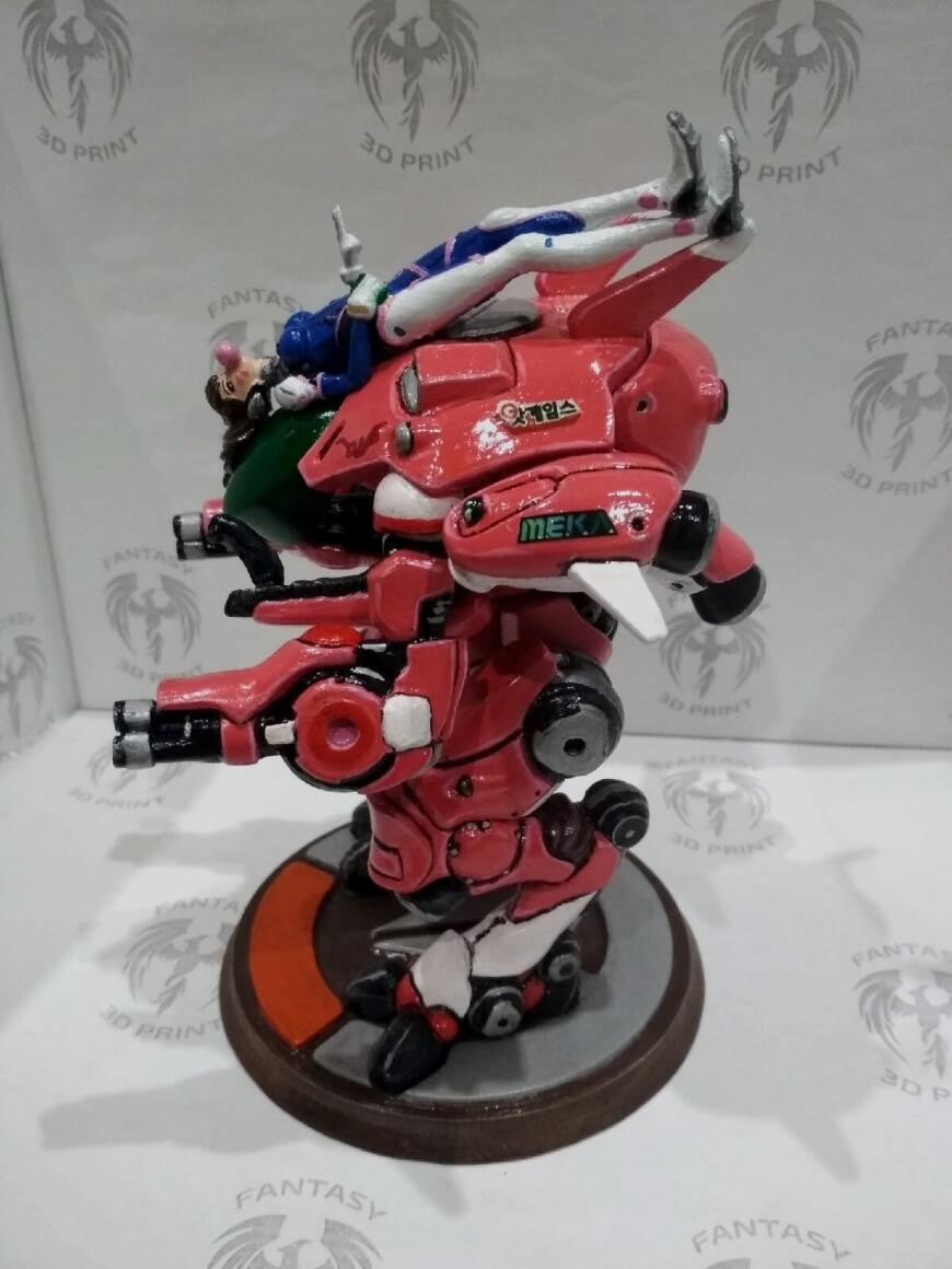 Дива из Overwatch на меке