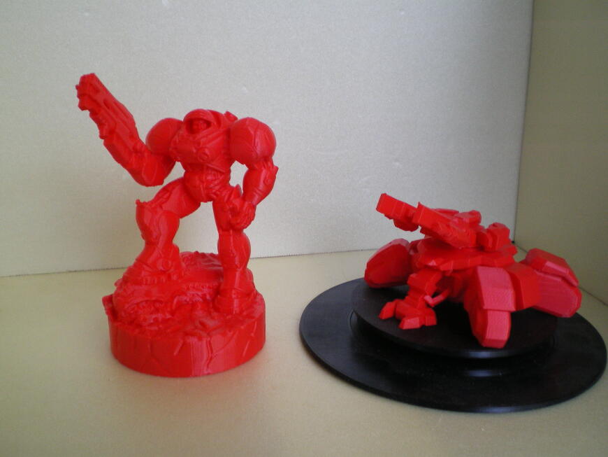 Обзор пластика для 3д печати RS Crossbridge PLA Красный