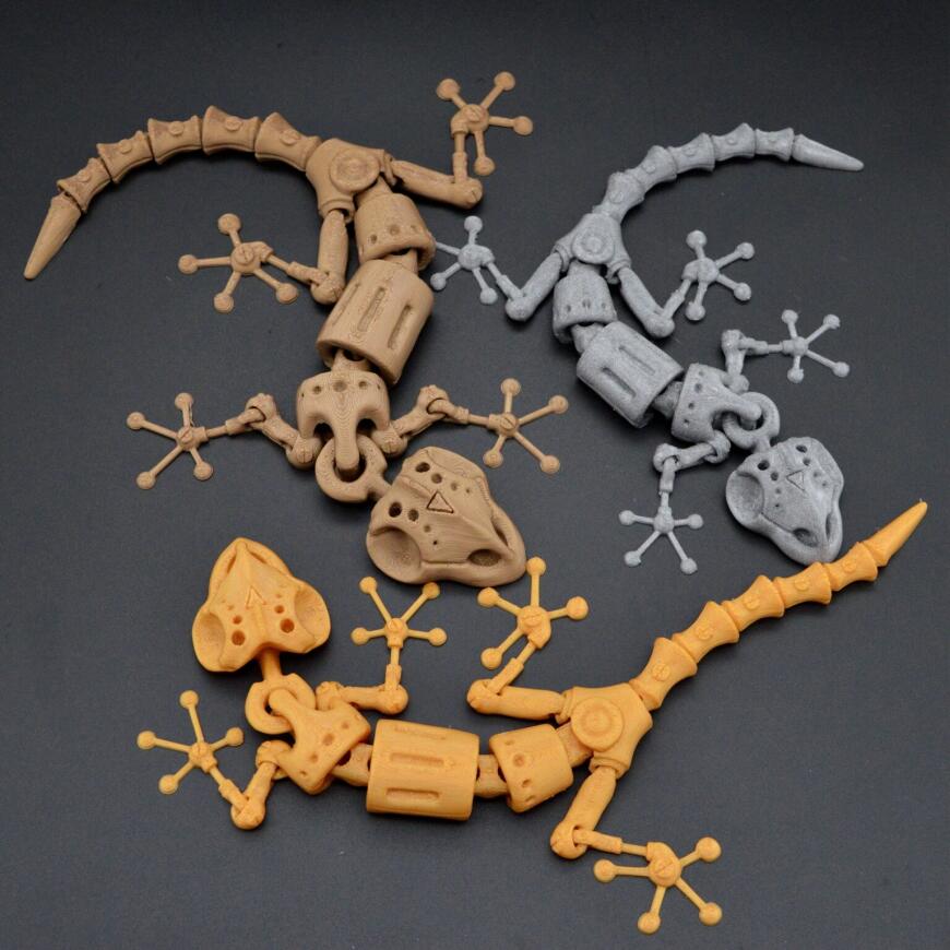 Стимпанк ящерица