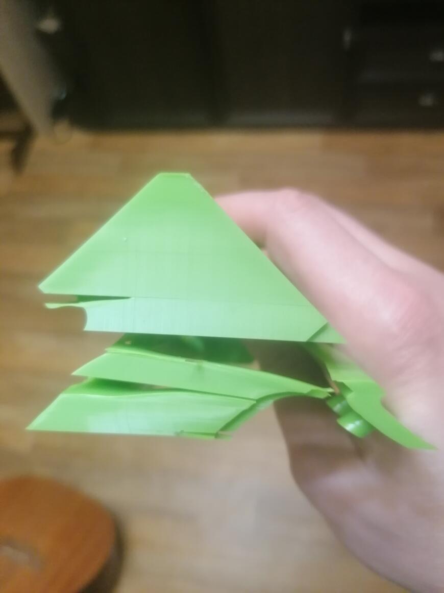 Расслоение при фотополимерной печати.