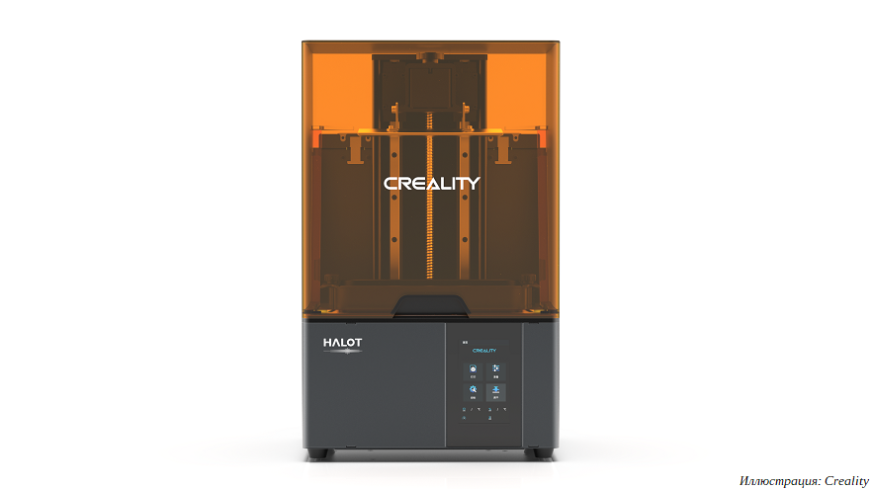 Компания Creality выпустила монохромный фотополимерный 3D-принтер HALOT-SKY