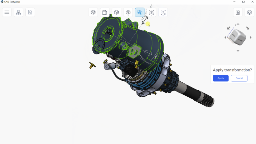 CAD Exchanger 3.11.0: новый интерфейс, личный кабинет и экспорт 2D-чертежей в DXF