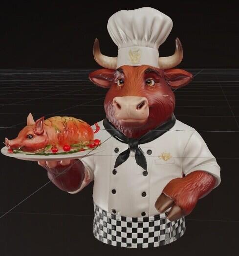 Как я быка распечатал.