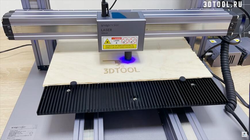 Snapmaker A350 МФУ  - 3D принтер, Лазерный гравер, Фрезер. Обзор от 3Dtool.