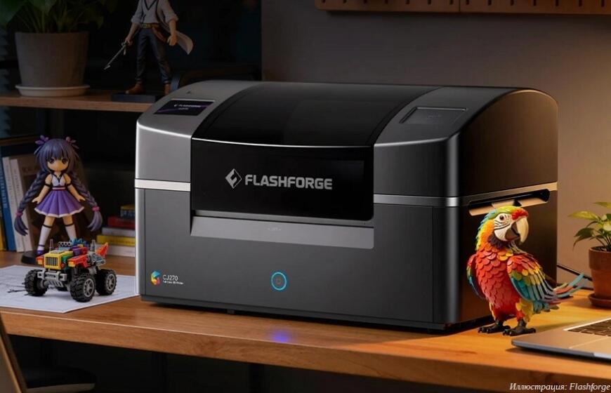 Компания Flashforge анонсировала струйный фотополимерный 3D-принтер CJ270