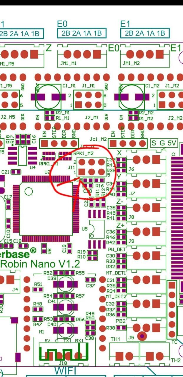 Проблема с переходом на UART на MKS Robin nano v1.2 + 4 x tmc2209