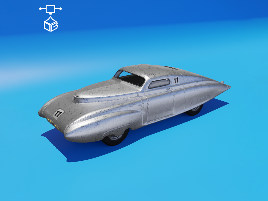 ГАЗ СГ-1 «Победа-Спорт» - 3D-модель для печати ГАЗ СГ-1 «Победа-Спорт» - 3D-модель для печати