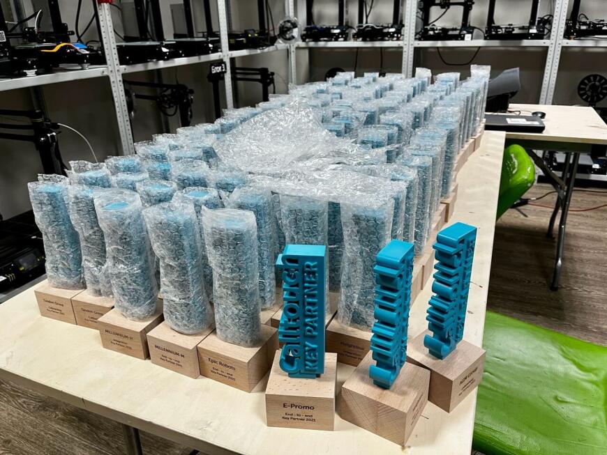 3D печать сувениров для награждения Calltouch