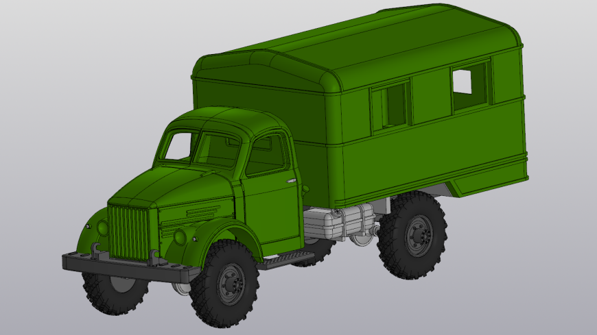 Газ-63 Масштаб 1:64
