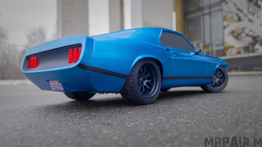 RC модель Ford Mustang 1969 на 3D принтере