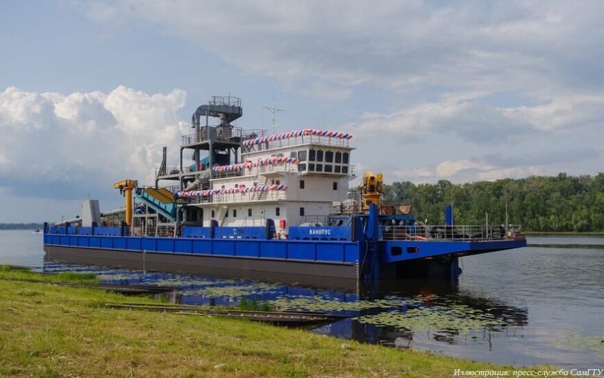 В Самарском политехе создали масштабную модель дизельного земснаряда для судостроительного завода