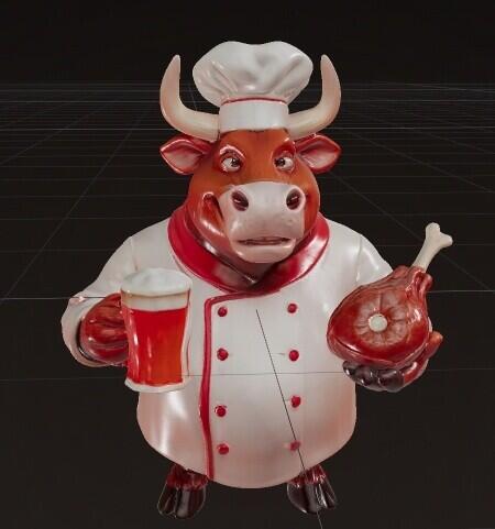 Как я быка распечатал.