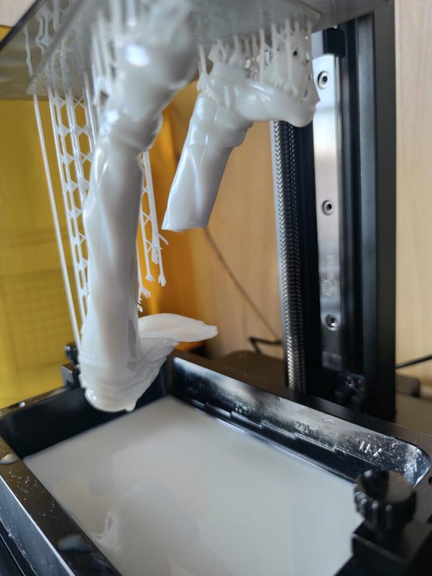 Почему возникает такой брак печати на Anycubic Photon 4k?