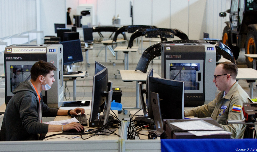 Участники чемпионата WorldSkills Hi-Tech 2021 в Екатеринбурге соревновались на 3D-принтерах Intamsys