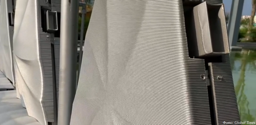 В Шанхае установили необычный 3D-печатный мост-раскладушку В Шанхае установили необычный 3D-печатный мост-раскладушку