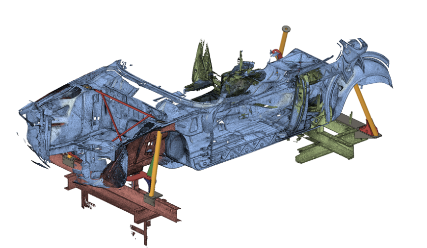 3D-сканер EinScan Pro 2X в автомобильной реставрации