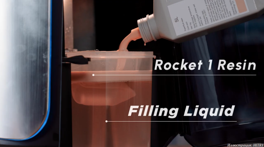 Хитрая ракета: стартап HITRY предлагает скоростные фотополимерные 3D-принтеры Rocket 1