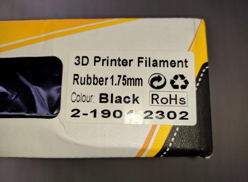 Печатаем RUBBERом на Bowden экструдере 3d принтера ZAV.