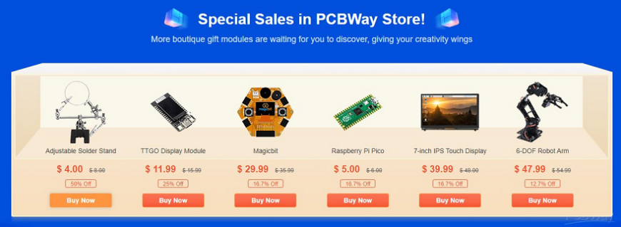 PCBWay: специальные предложения в честь восьмилетия компании