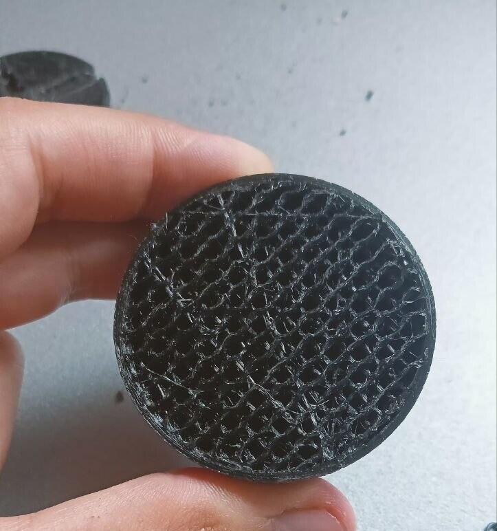 Creality Ender-3 PRO - волосня сплелась с моделью