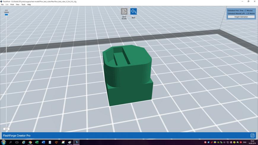 Не правильно распечатывает модель в Simplify3D