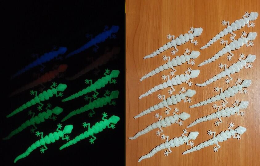 Люминесцентные пластики (светящиеся в темноте)