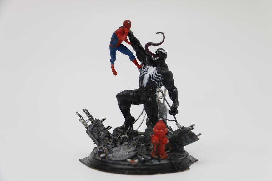 Битва Венома и Человека-паука