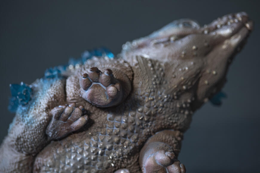 Micro-Croc - милая 3Д печатная шкатулка собственной разработки.