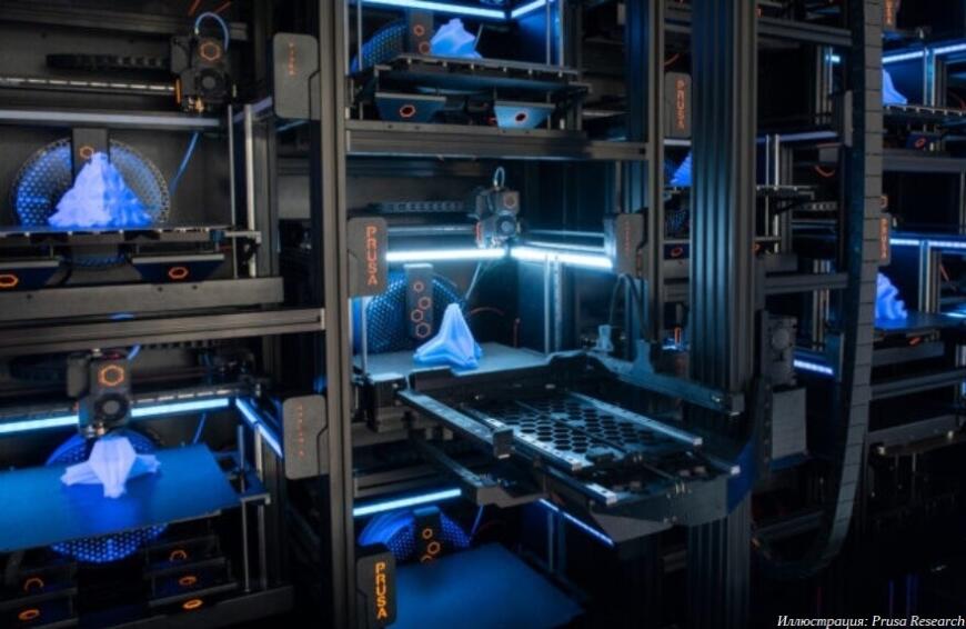 Йозеф Пруша опубликовал видеоролик с новой фермой 3D-принтеров