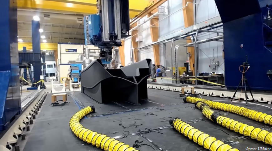 Университет штата Мэн исследует 3D-печать форм для производства лопаток ветрогенераторов