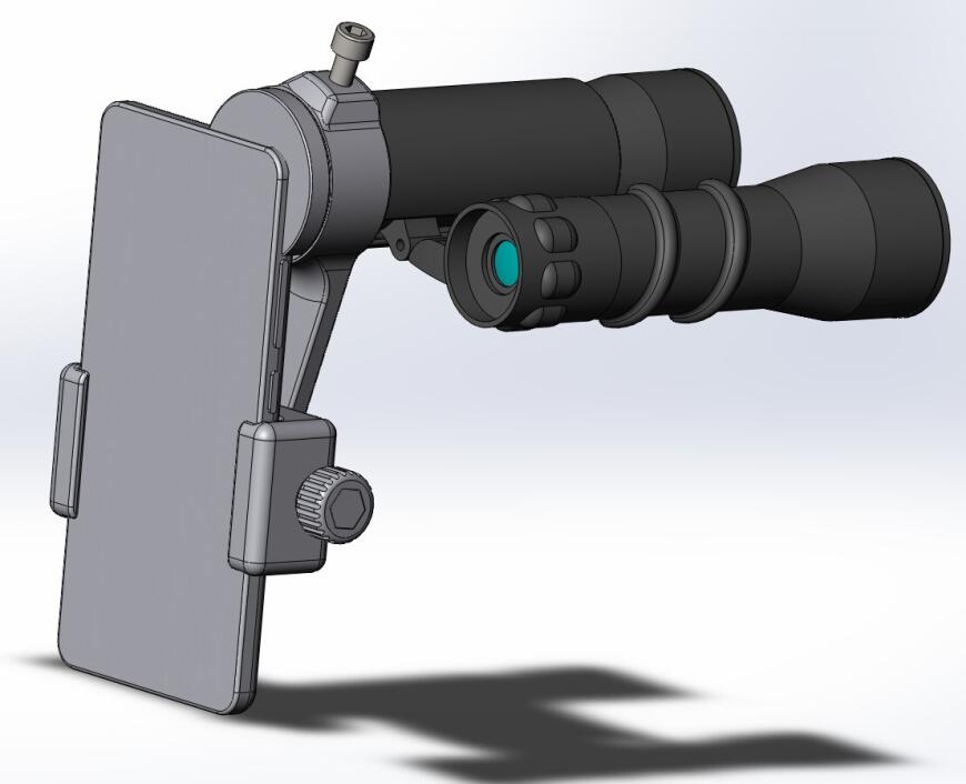 Крепление смартфона к окуляру (микроскопа, бинокля)
