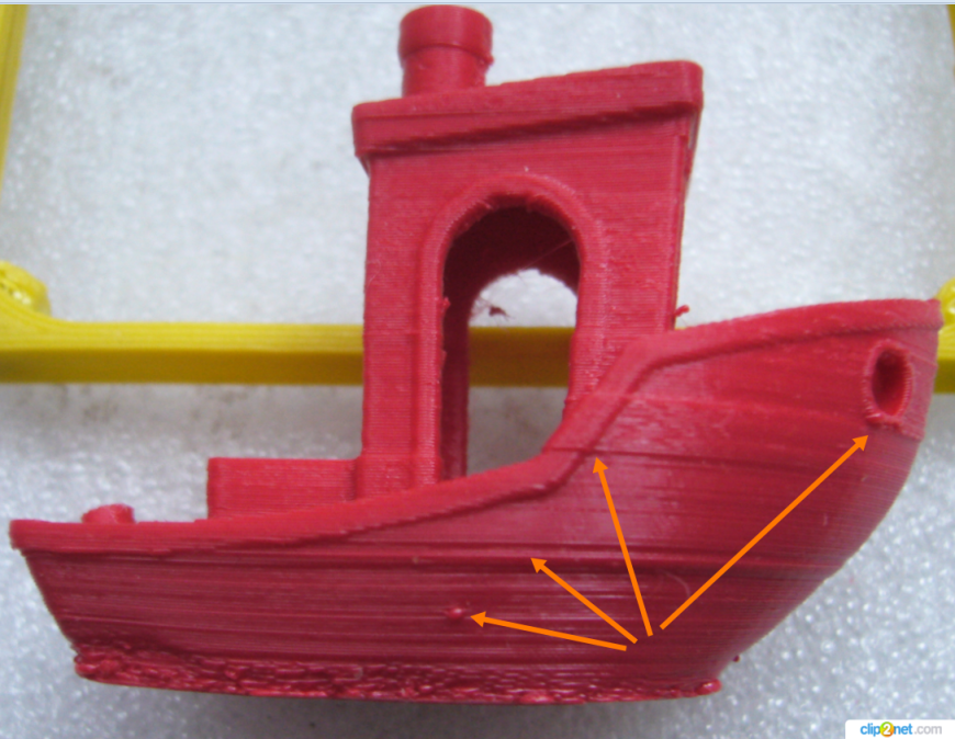 3DBenchy, помогите определить причину дефектов